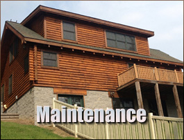  Sawyerville, Alabama Log Home Maintenance